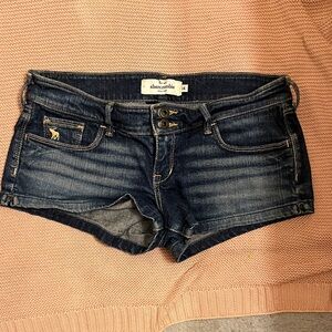 Abercrombie & Fitch Blue Denim Shorts